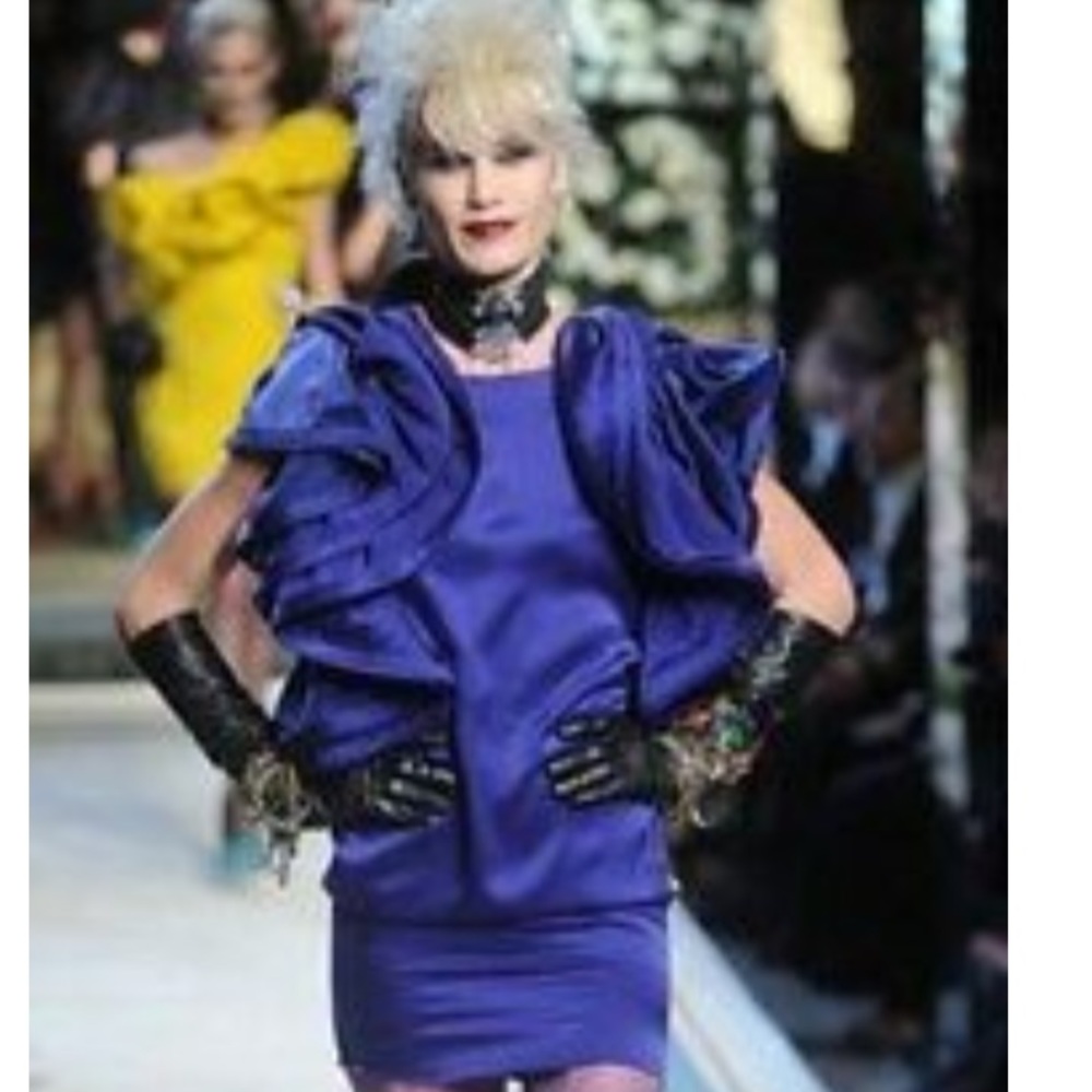 Lanvin Midnight Blue For H&m Cocktail Dress